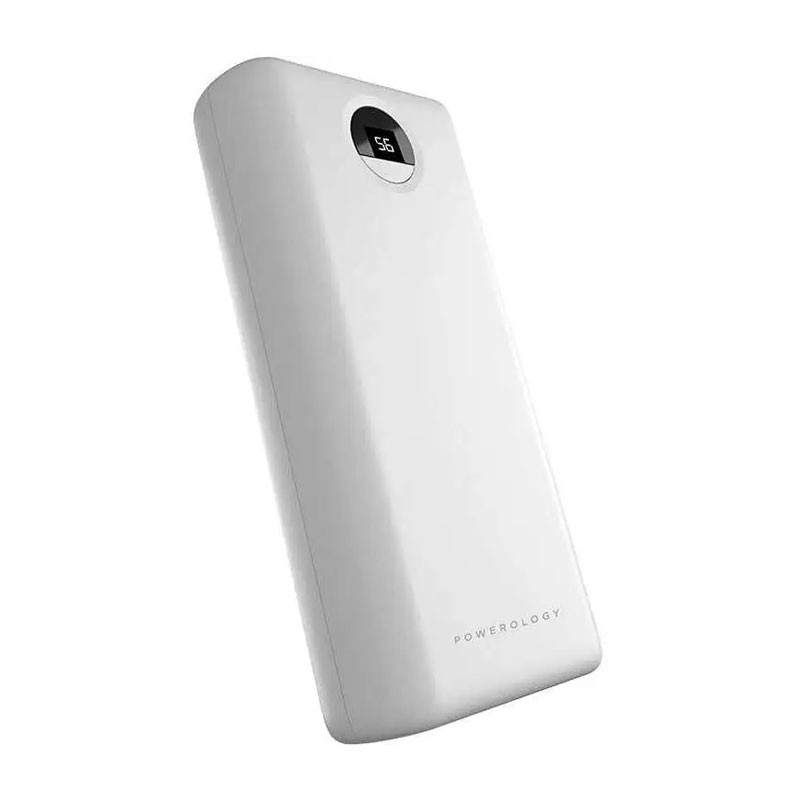 Powerology Quick Charge Power Bank 30000 mAh PD 45W White