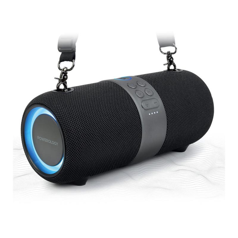 Powerology Cypher Portable Stereo Speaker Black