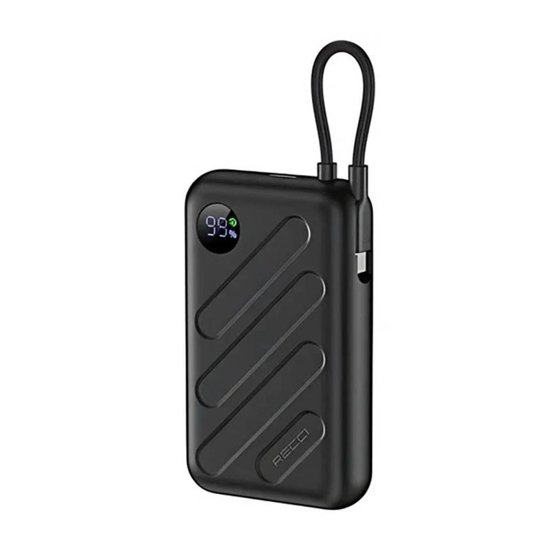 Recci Powerbank RPB-P19 10000mah 22.5w (Black)