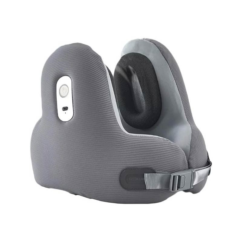 Green Lion Music Pillow Gray