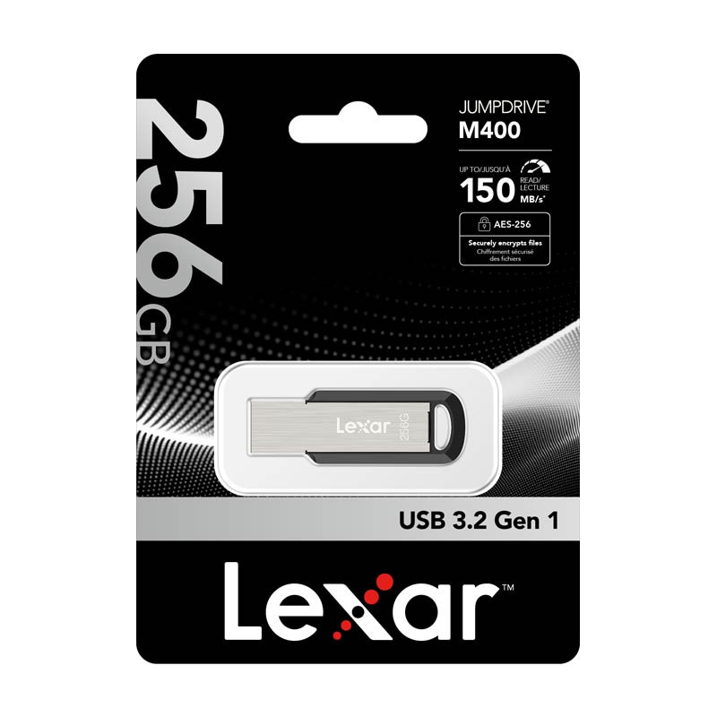 Lexar JumpDrive M400 USB 3.2 Gen 1 Flash Drive 256 GB